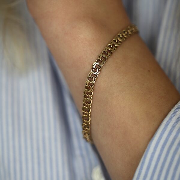 Bismark armbånd 14 karat guld (20cm)