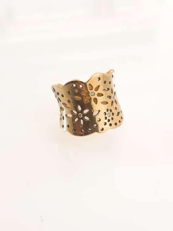 Ole Lynggaard ring i 18 karat guld (Lace)