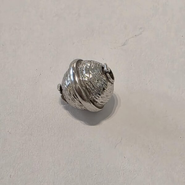 Kuglelås Per Borup 14 karat hvidguld
