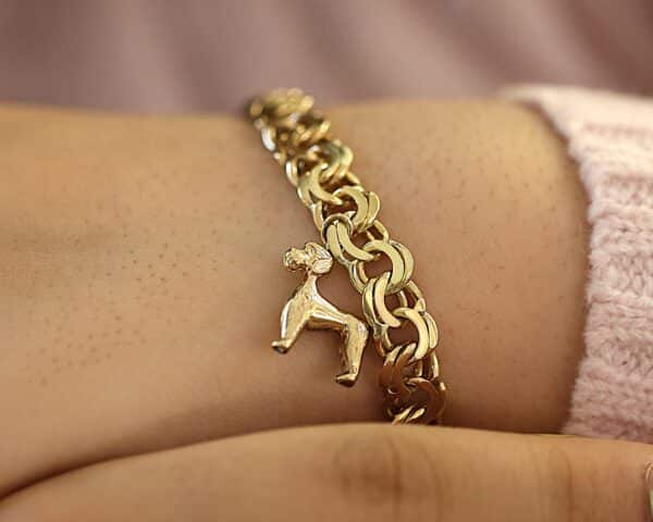 Bismark armbånd i 14 karat guld (18.7cm)