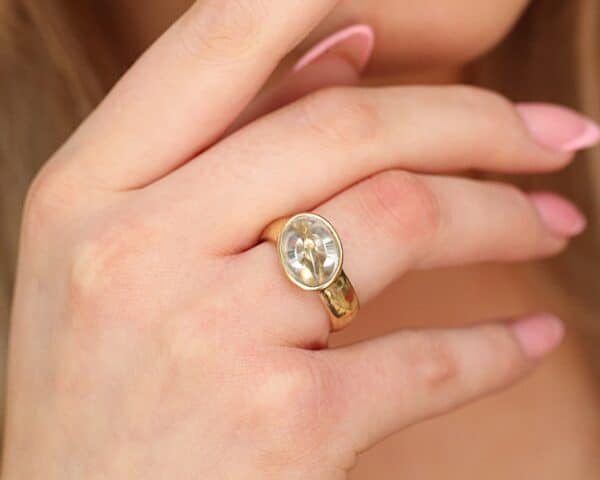Georg Jensen ring i 18 karat guld (Nordic Summer)