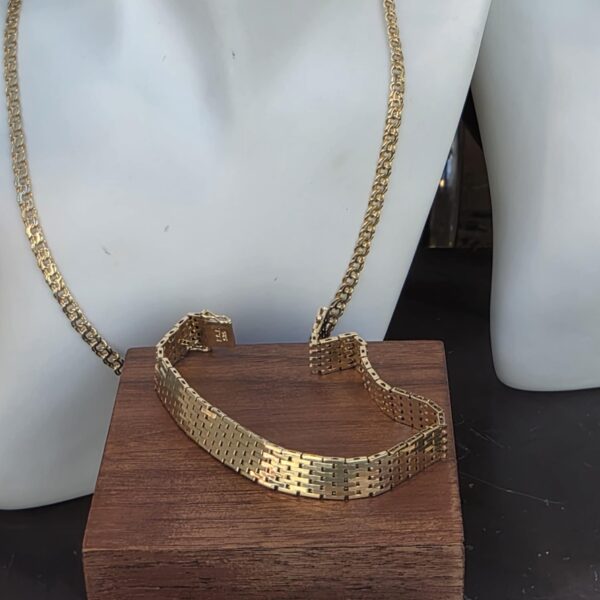 Murstens armbånd i 14 karat guld (18.7cm)