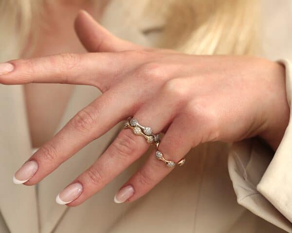 Pandora Lovepods ringe i 18 karat guld